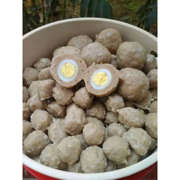 

bakso/pentol jumbo isi telur puyuh