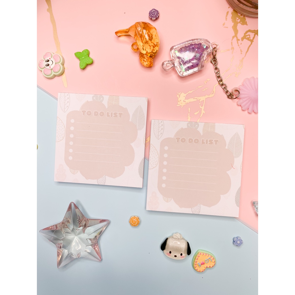 【GOGOMART】Kertas Memo Memopad Memo Notepad / Memo Catatan Bukan Sticky Notes Tempel - MM023 MM024