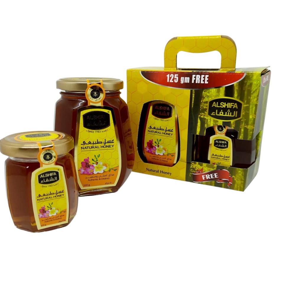 

➣ Al Shifa 500gr Free 125gr Natural Honey Original ♞