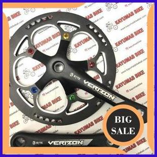 limited stock CRANK SET SYTE VERIZON 53T BB KOTAK FOLDING BIKE SEPEDA LIPAT 1F3BZ3