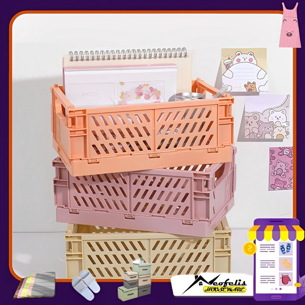 Rak Penyimpanan Lipat  / Foldable Storage Rack Multifungsi