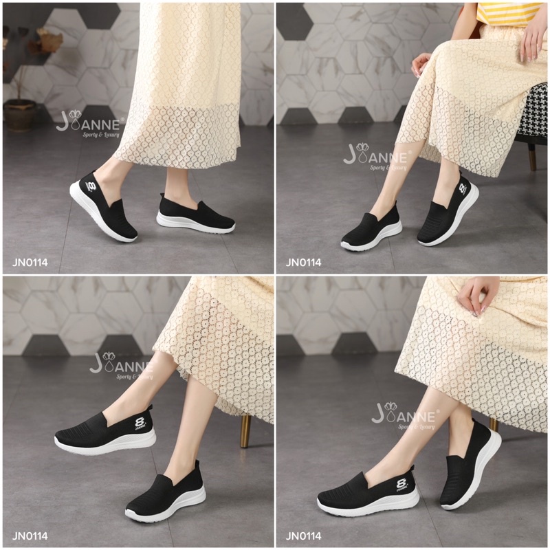 [ORIGINAL] JOANNE Slip On Sneakers Shoes Wanita #JN0114