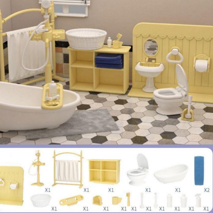 ➼ koala Diary Doll Room Accessories Mini Furniture sylvanian mainan perabotan aksesoris doll house f