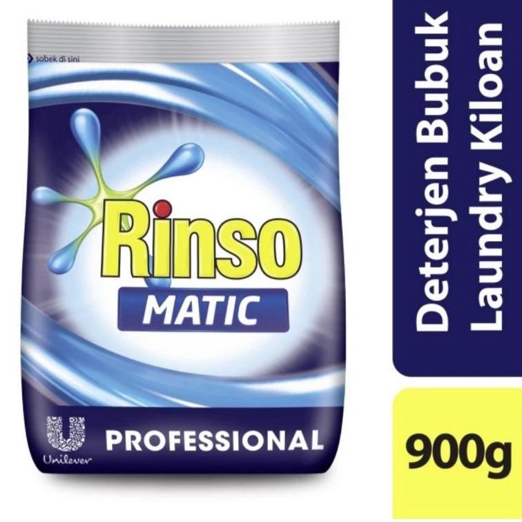 DISKON BRANDS FESTIVAL Rinso Matic Powder 900 gram /Rinso bubuk / Detergent Bubuk murah