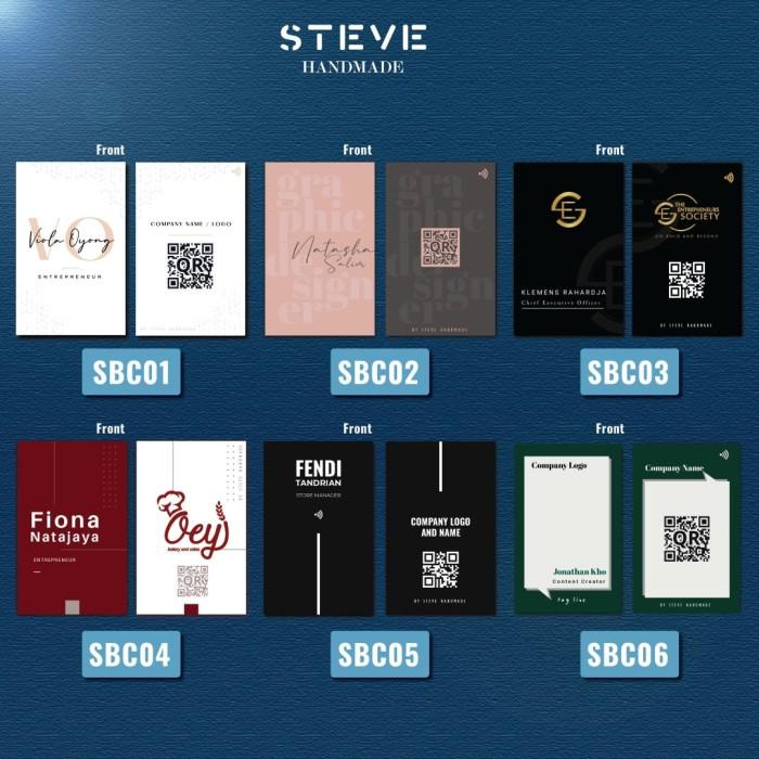 

Smart Business Card Premium Kartu Nama Digital RFID Custom Logo Nama