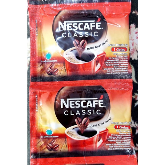 

Nescafe Classic 2gr x 10 pcs
