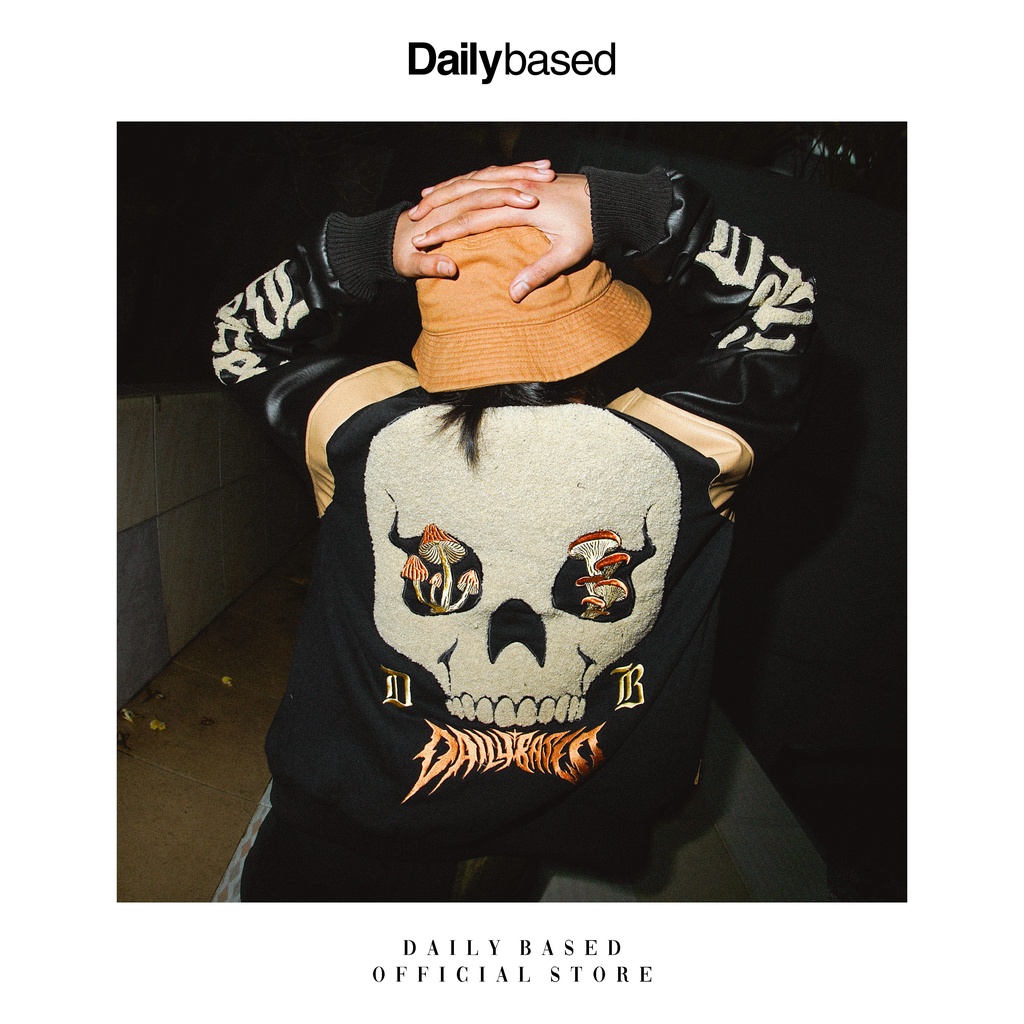 DAILYBASED I Varsity Jacket Skull
