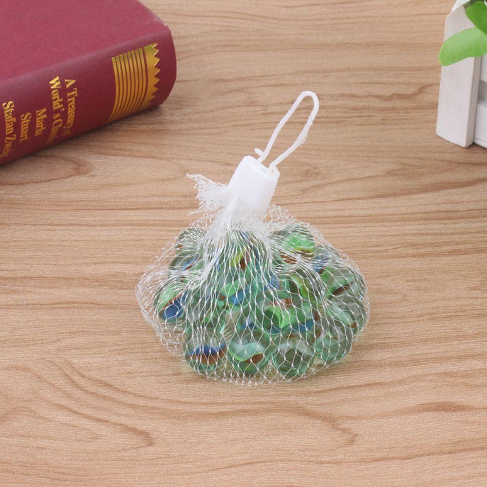 Mxbeauty Kaca Kelereng Cream Konsol Game Bola Mainan Kelereng Tepuk Mainan Anak Outdoor Bermain Glass Beads Bounce Ball