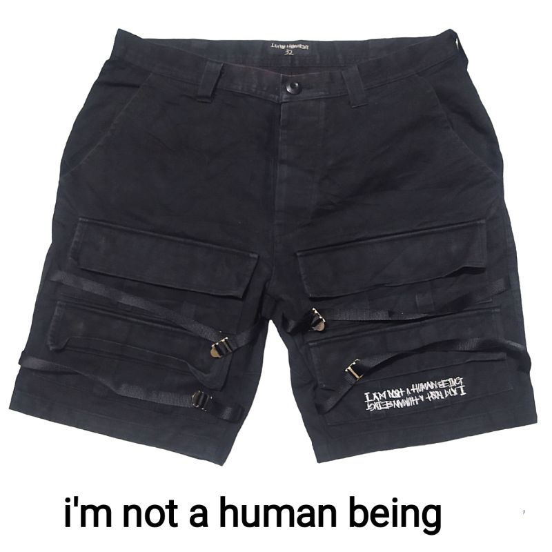 CELANA JEANS I'M NOT A HUMAN BEING CELANA PENDEK