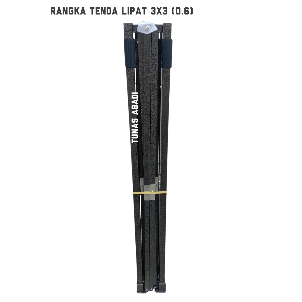 Rangka Tenda Lipat 3x3 Besi 0,6 (Tidak Temasuk Atap)