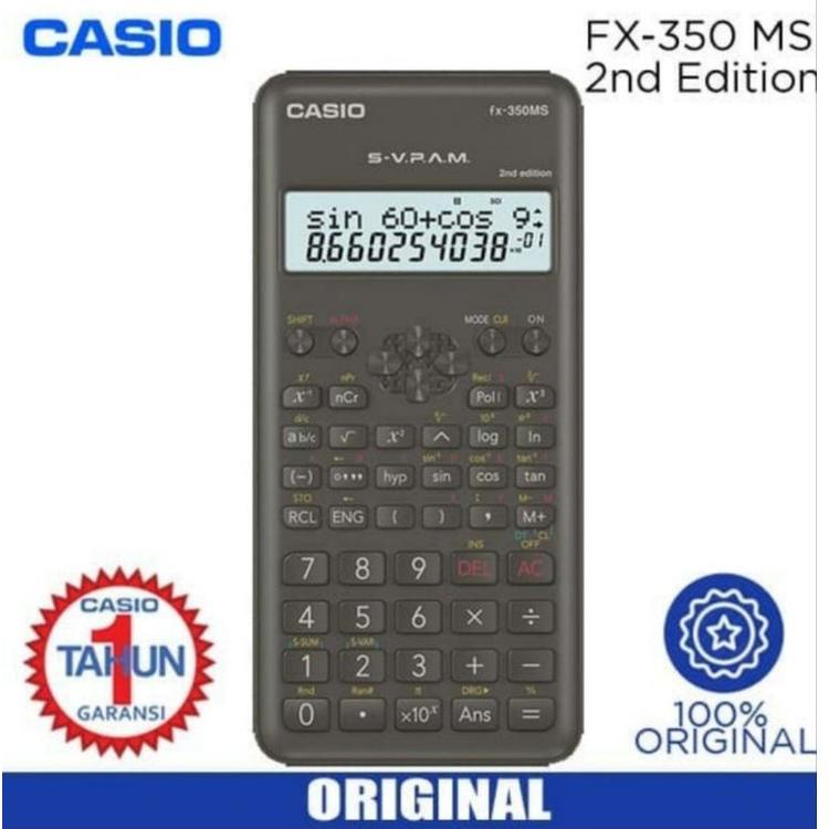 

[KODE GVAQM] CASIO FX-350MS - Scientific Kalkulator