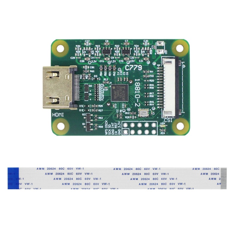 Adaptor zzz Ke CSI-2 1080p25fps Dukungan Untuk Raspberry Pi 4B/3B+/ 3B/Pi Zero/W/2W