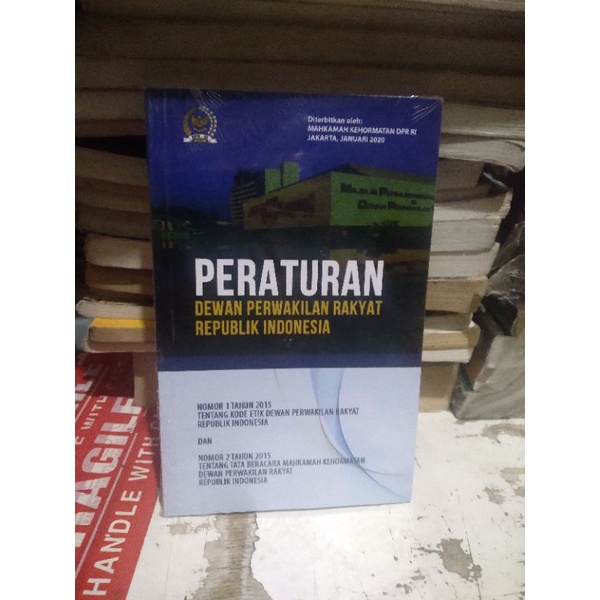 PERATURAN DEWAN PERWAKILAN RAKYAT REPUBLIK INDONESIA