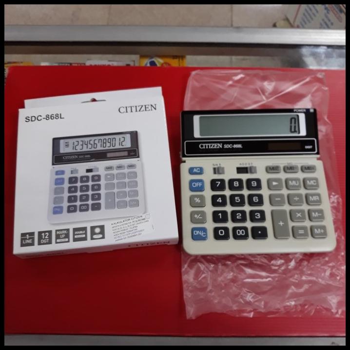 

Kalkulator Calculator Citizen Sdc-868L