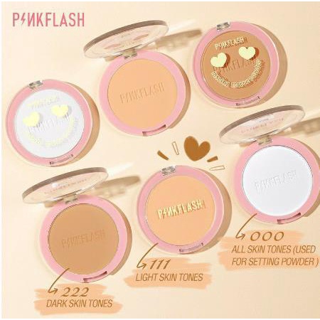 * NCC * Pinkflash Pressed Powder Long-lasting Matte Lightweight Oil Control Bedak Padat OhMySelf Pink Flash