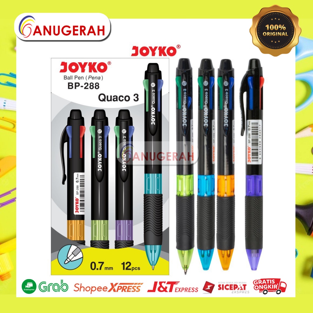 

JOYKO BP 288 QUACO BOLP 4 WARNA (PCS)