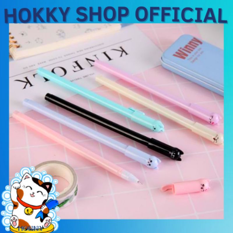 

Pulpen Karakter Warna - Warni Motif Kucing / Pena Lucu