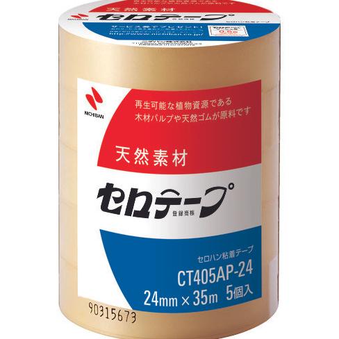 

Nichiban CT405AP-24 Cellulose Tape 24mm x 35m 5Roll