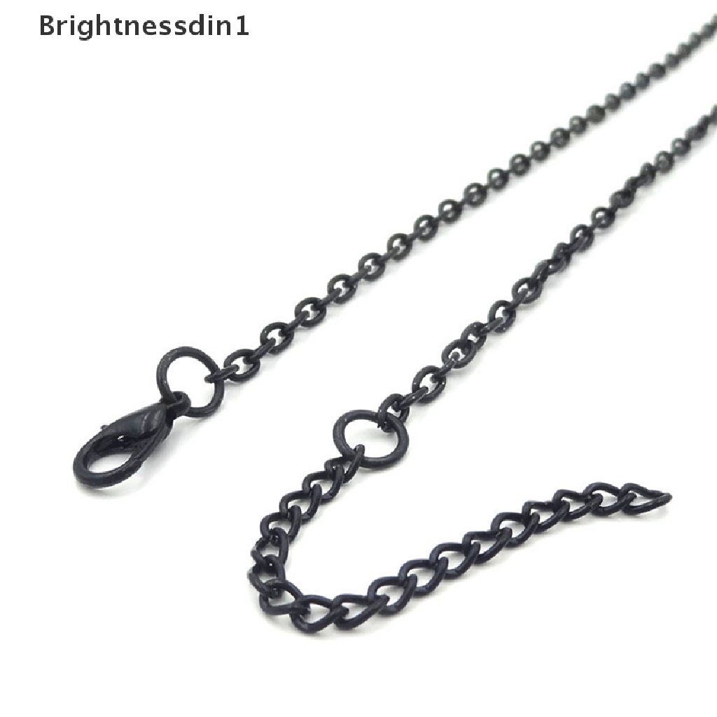 [Brightnessdin1] Retro Fantasy Magic Sigi Sigi Ilmu Sihir Pola Liontin Kalung Kaca Cabochon Perhiasan Kalung Pria Wanita Aksesoris Hadiah Souvenir Butik