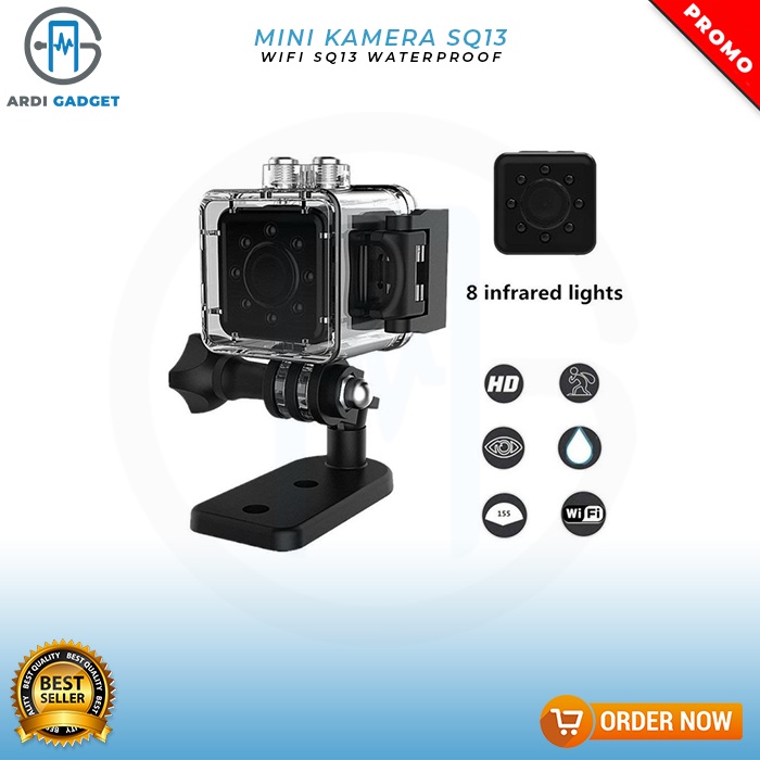 Mini Camera WIFI SQ13 Waterproof Action Camera Night Vision 1080p