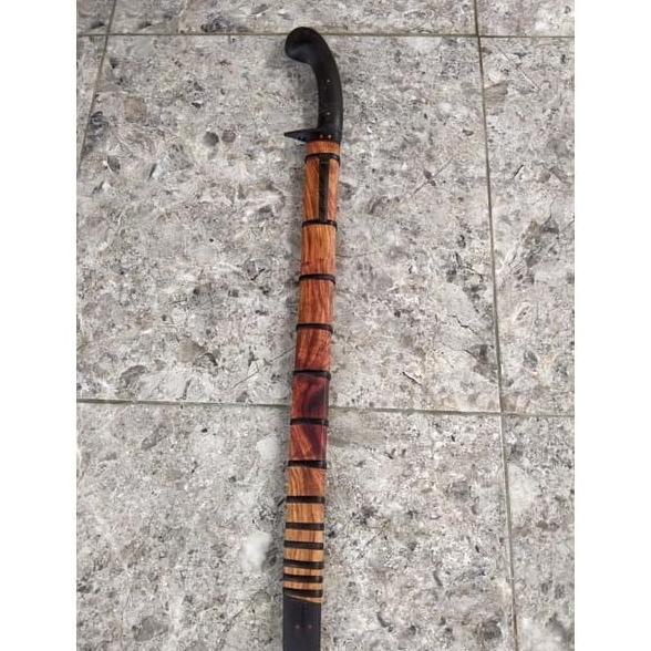 Golok pangleseran panjang 50 cm handle jengkol pake pen