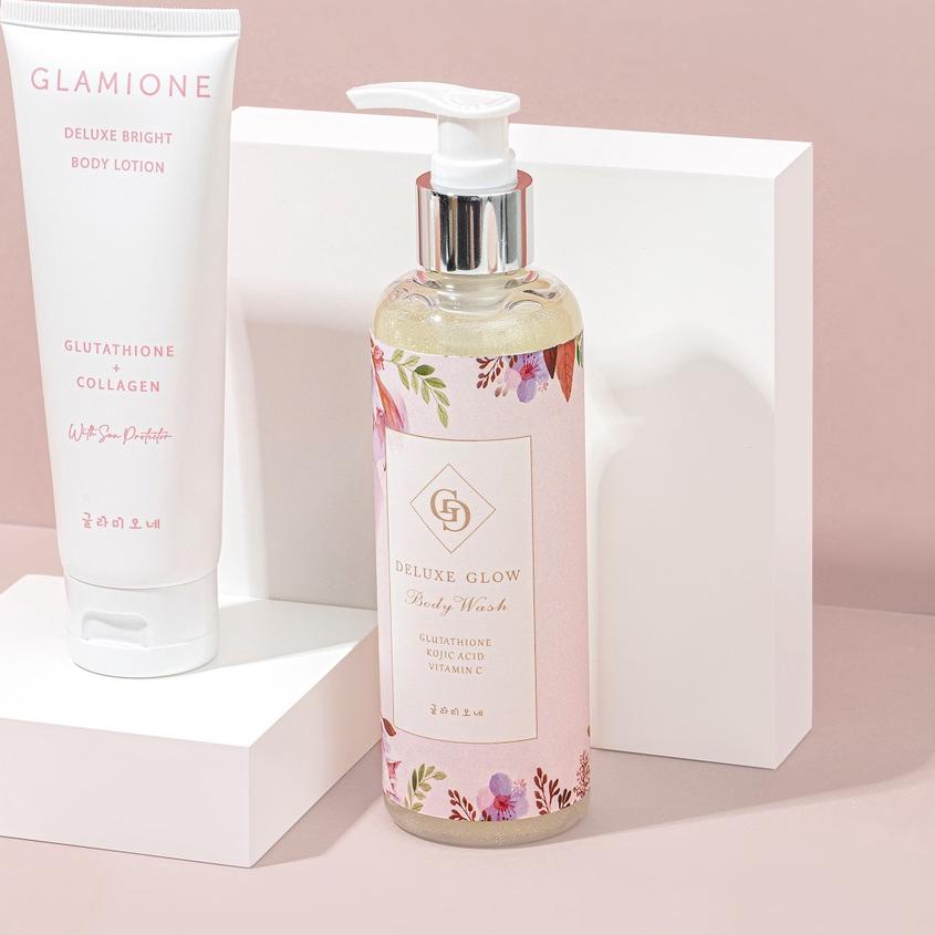 ✶ Body Glowing White Paket Bodycare Glamione ➾