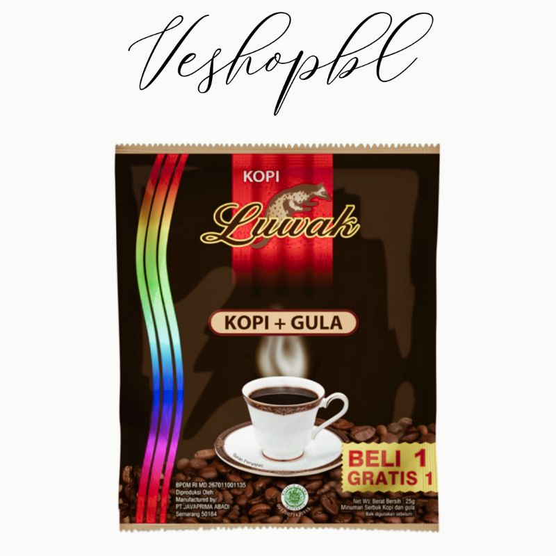 

Luwak Kopi Gula 18x25g