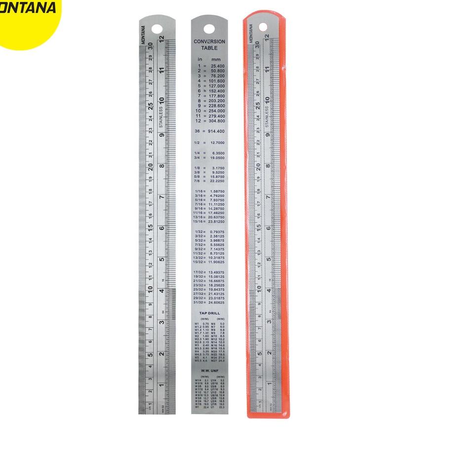 

Kualitas Terbaik MONTANA Ruler / Penggaris MONTANA 30 cm Metal RT-30S