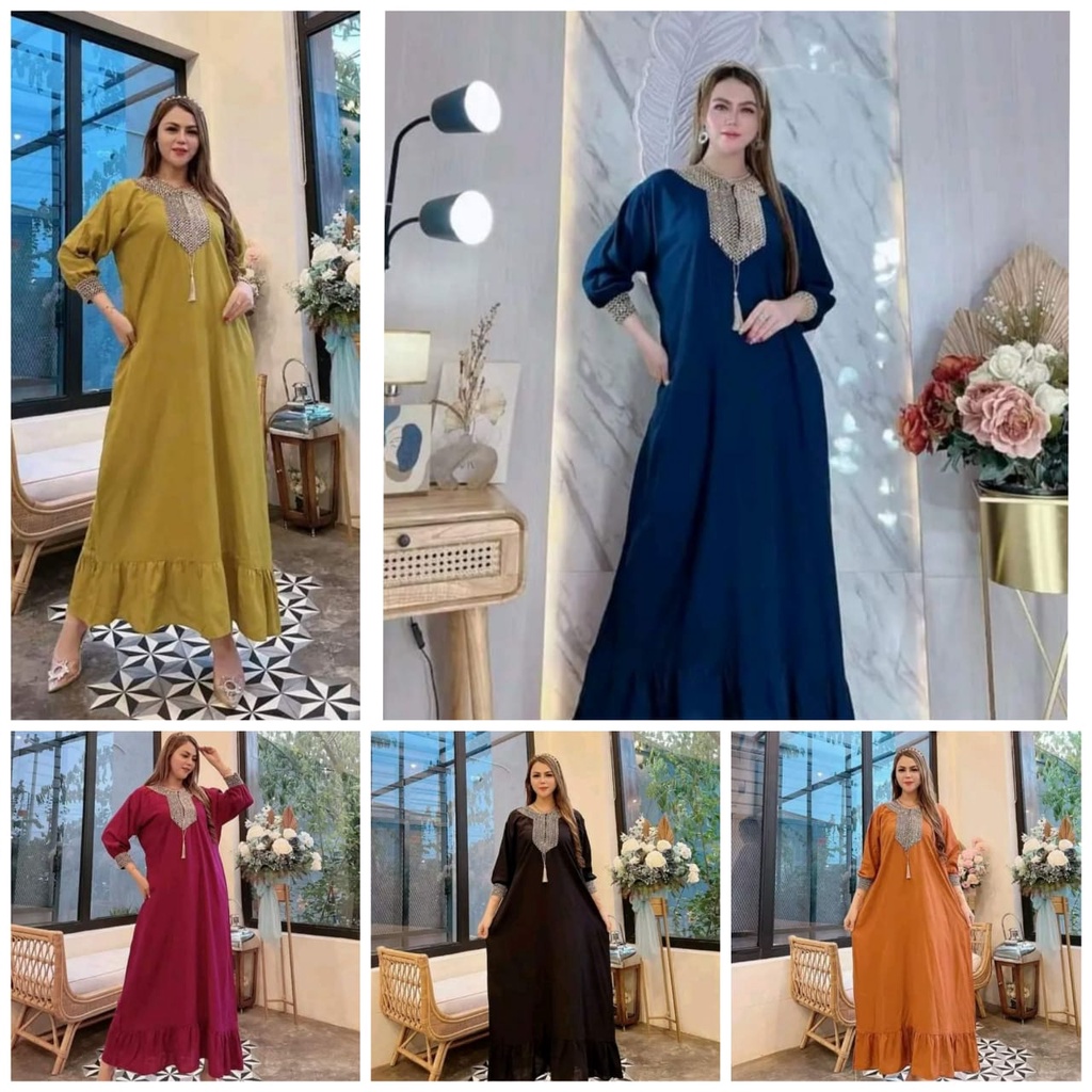 Daster Reana Renda Busui Rayon Tebal / Gamis Renda Terbaru / Daster Kekinian Murah