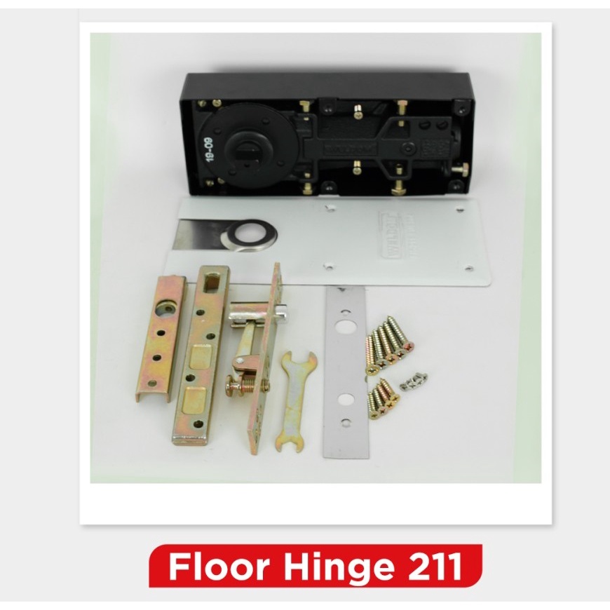 Floor Hinges BTS 211 / Engsel Tanam Pintu Kaca / Floor Hinge Weldom