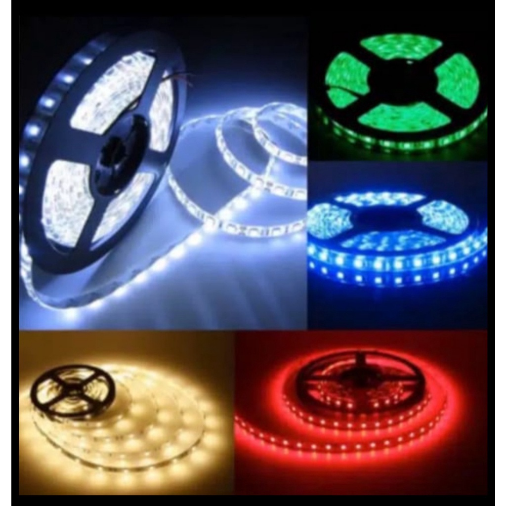 Lampu LED strip 2835 / 3528 Indoor per roll isi 5 meter