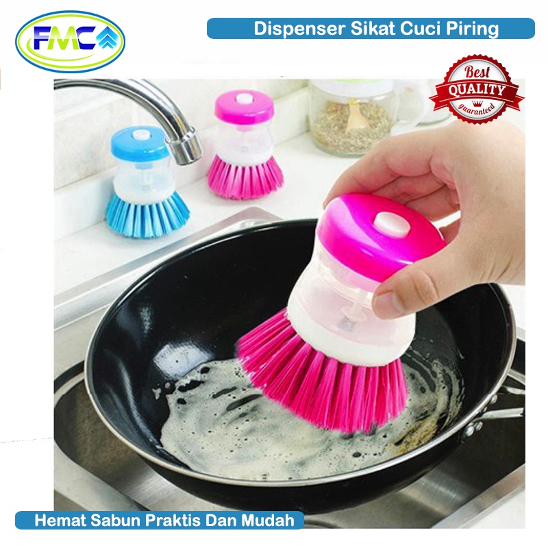 Sabun Sikat Cuci Piring Dispenser Wajan Panci Tekan Tempat Wadah Refill Isi Ulang Otomatis