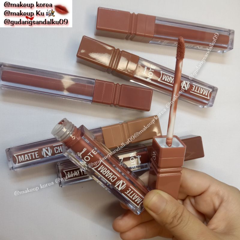 Lipstik Lipstick Nude Series - Lipcream Lipmatte Tahan Lama Ringan