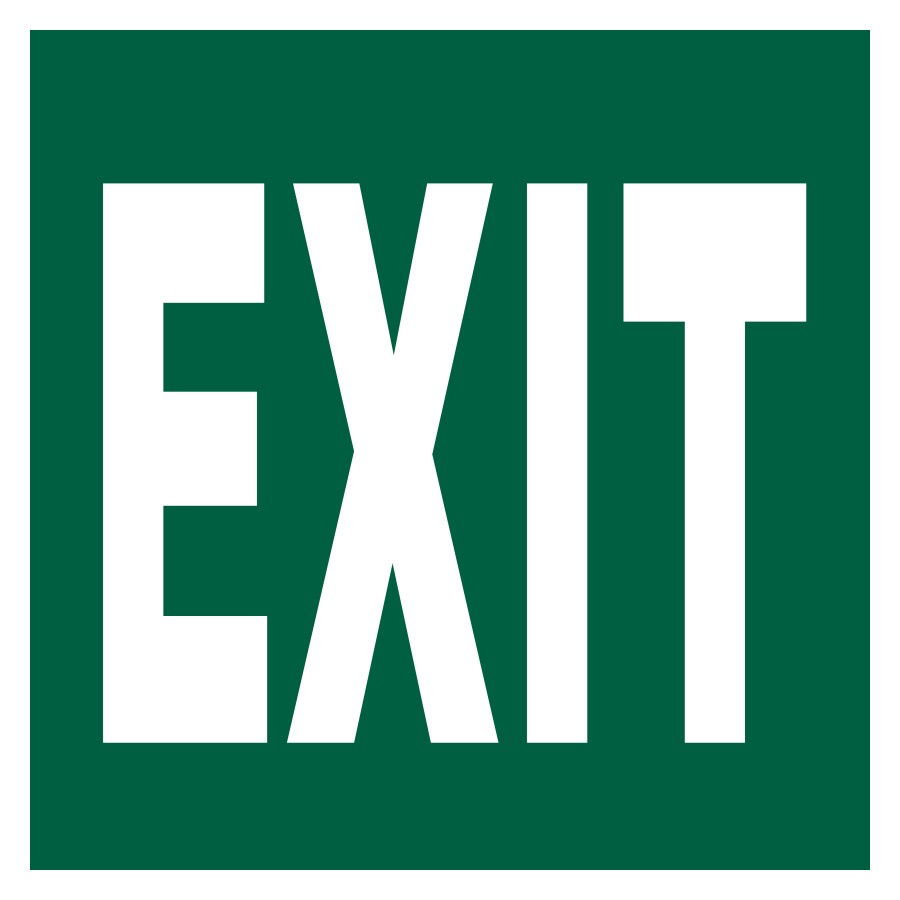 

STICKER SAFETY SIGN IMO PERKAPALAN EXIT 15X15 / STIKER KESELAMATAN / STIKER PINTU KELUAR