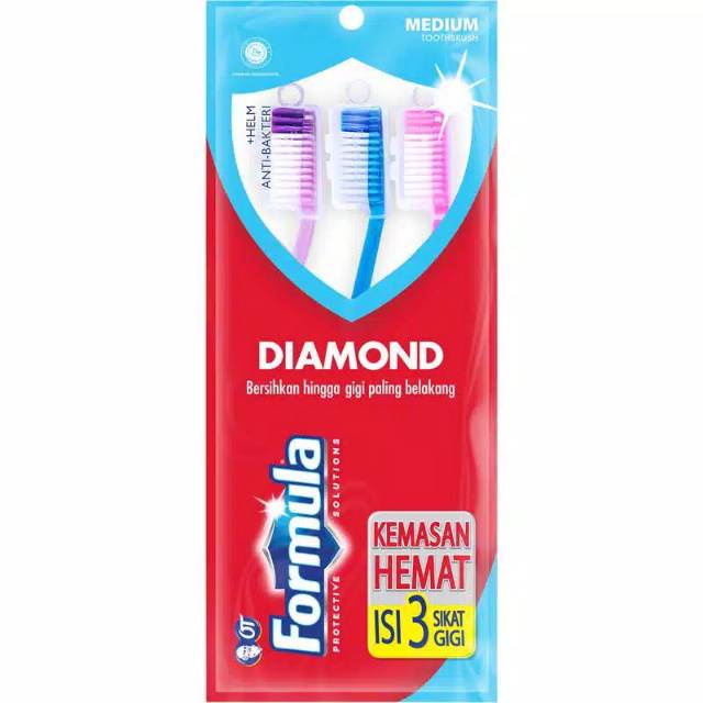 FORMULA SIKAT GIGI SPARKLING DIAMOND PACK MEDIUM