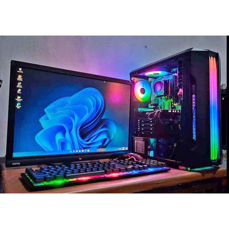 PC CPU GAMING FULLSET Intel GTA V VALORANT GENSHIN IMPACT APEX LEGENDS PES25 Lancar Editing Rendering