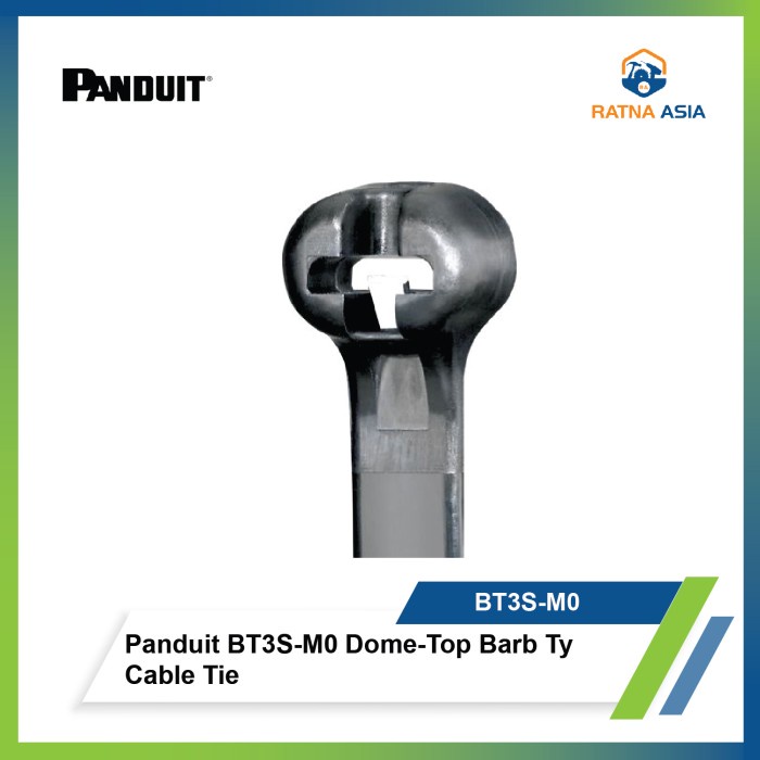 

Kabel Tis Panduit BT3S-M0 Dome-Top Barb Ty Cable Tie