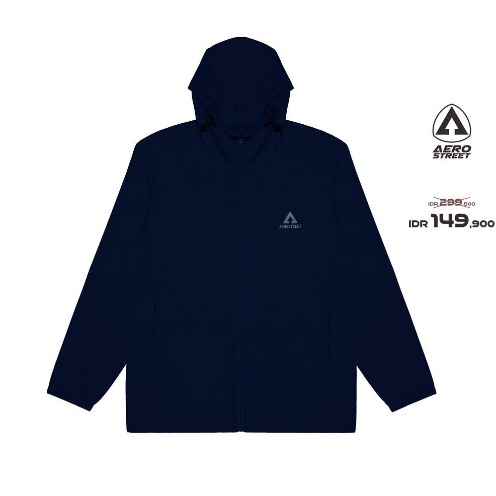 TERBARU Aerostreet Windbreaker Jaxton Jacket Navy IAAAA