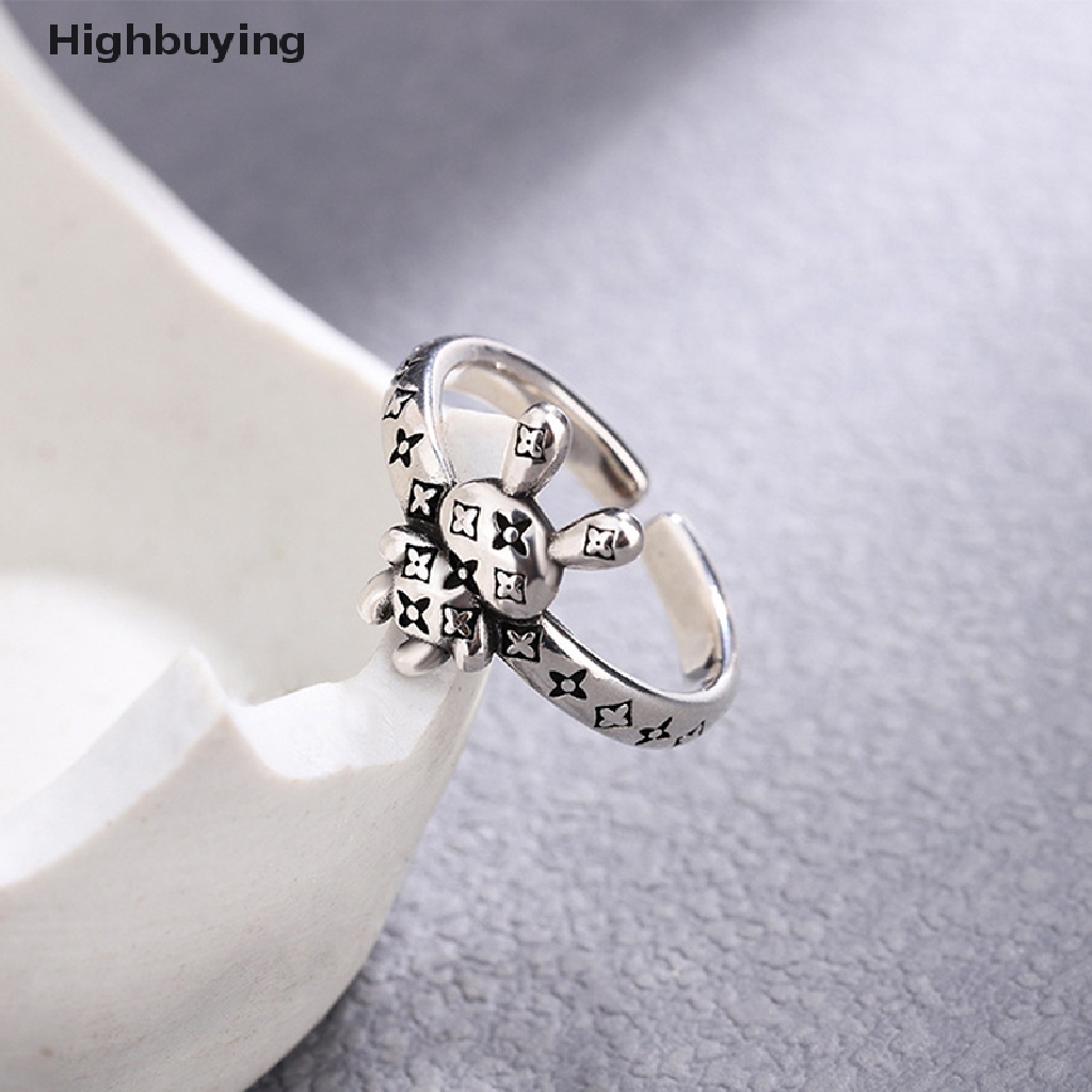 Hbid Vintage Rabbit Finger Rings Wanita Pria Baru Trendy Elegan Cute Rabbit Aksesoris Tunangan Pernikahan Pesta Vintage Perhiasan Hadiah Glory