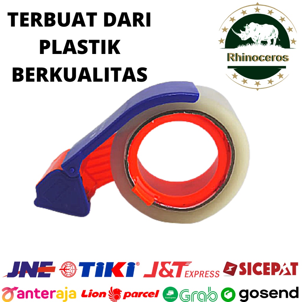 Tape Dispenser Lakban Pemotong Lakban Rollan Tape Cutter 2Inch Plastik