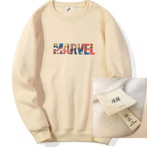 MENARIK Sweater Crewneck Pria Marvel h&M / Jaket Hoodie Nasa Marvel Original Usa newyork