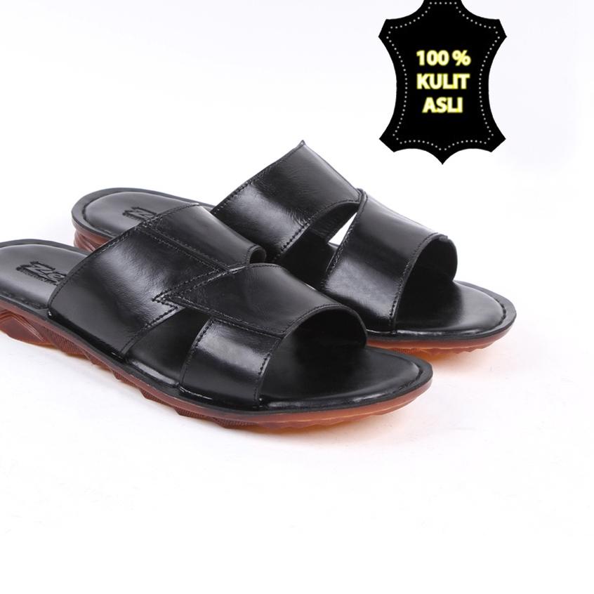 ✬ Zeintin - Sandal Pria Zeintin | Bahan Kulit | Fashion Pria Sandal Pria Kasual Formal KK ✼
