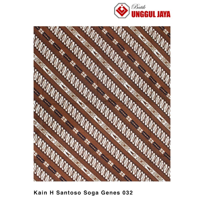 Kain Batik Jarik Premium Seri Soga Genes Ori Unggul Jaya 220x115cm.