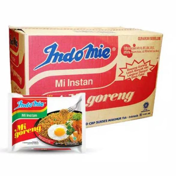 

☉ Indomie Mie Goreng / dus (40 pcs) / Indomie Goreng Jumbo per dus (24 pcs) ➼