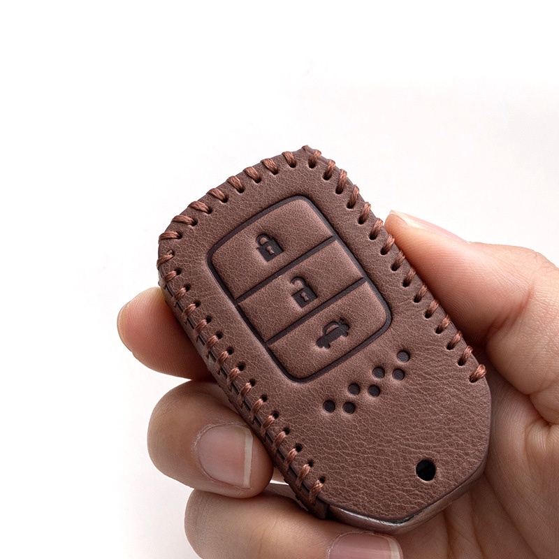 Rumah / Casing Kunci Remote Mobil 2 / 3 / 4 Tombol Plastik Warna Hitam Untuk Honda Accord