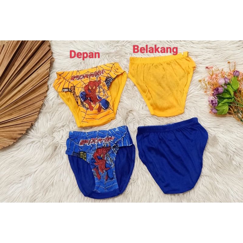 12 Pcs Celana Dalam Anak Gambar Sablon / Celana Dalam Anak Murah / Celana Dalam anak Cowok / Celana Dalam Grosir Lusinan