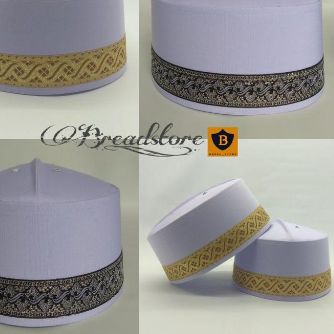 ✬ PECI SONGKOK KOPIAH AKAD NIKAH ASAGOFAH MALAYSIA PUTIH MURAH - PECI PRIA MODEL TERBARU BISA COD ♢