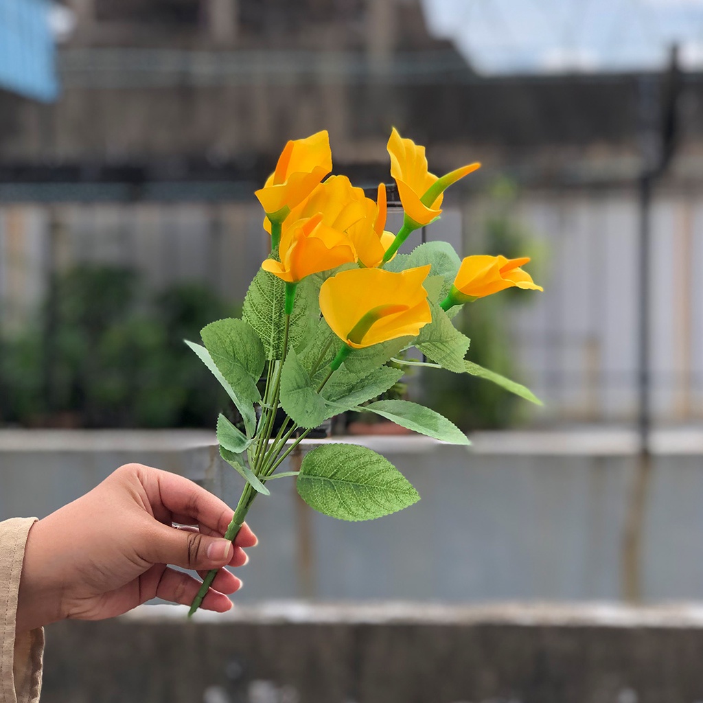 Bunga Hias Tangkai Buket Plastik Ornamen Pajangan Hiasan Dekorasi Ruangan Rumah Artificial Flower Satu7an PBP157