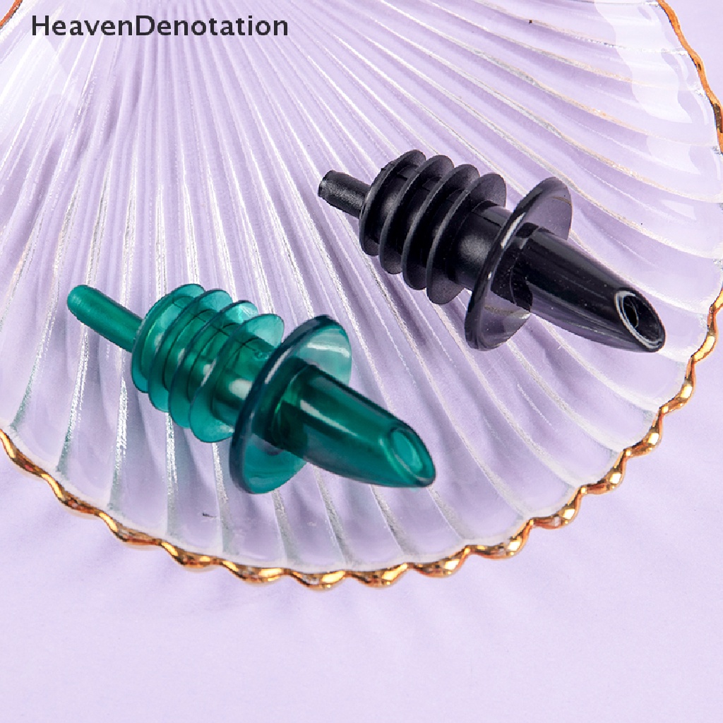 [HeavenDenotation] 10pcs Plastik Minuman Keras Gratis Flow Bar Wine Bottle Pourer Pour Spout Stopper HDV