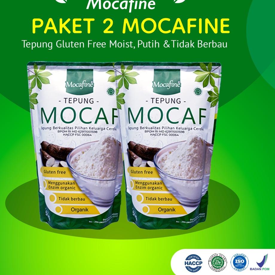 

☟ [Paket Hemat] Mocafine Tepung Mocaf - Gluten Free - Organik - 2 pcs - 500 gr ❉